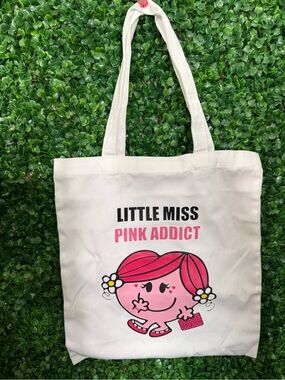 Little Miss Pink Addict Tote Bag - Pink Print